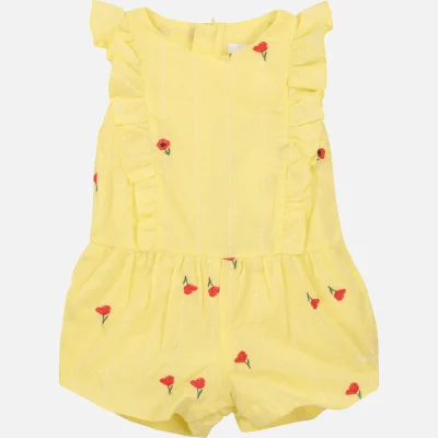 Chloe Girls' Toddlers All In One Romper - Lime