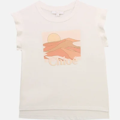 Chloé Girls' Print T-Shirt - Off White