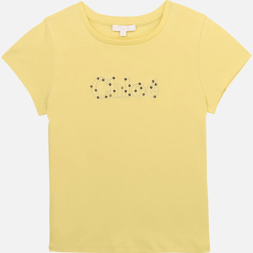 Chloé Girls' T-Shirt - Lime Image 1