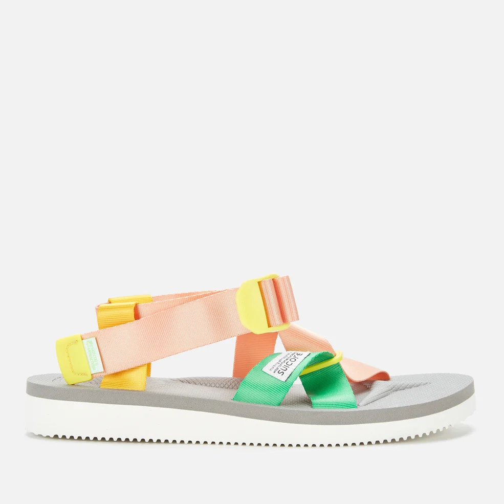 Suicoke Women's Chin-2 Cab Strappy Sandals - Pink/Grey Image 1