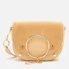 See by Chloé Women's Mara Suede/Leather Cross Body Bag - Seed Brown - Image 1