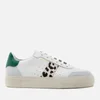 Axel Arigato Women's Platform V2 Leather Trainers - White/Leopard/Green - Image 1