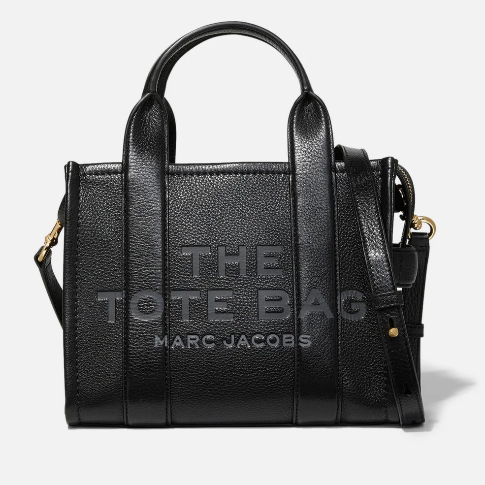 Marc Jacobs Women's The Small Leather Tote Bag - Black Image 1