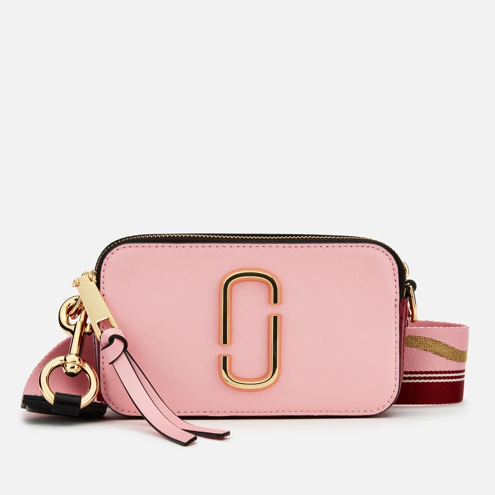 Marc Jacobs Women's Snapshot Cross Body Bag - New Baby Pink/Red Image 1