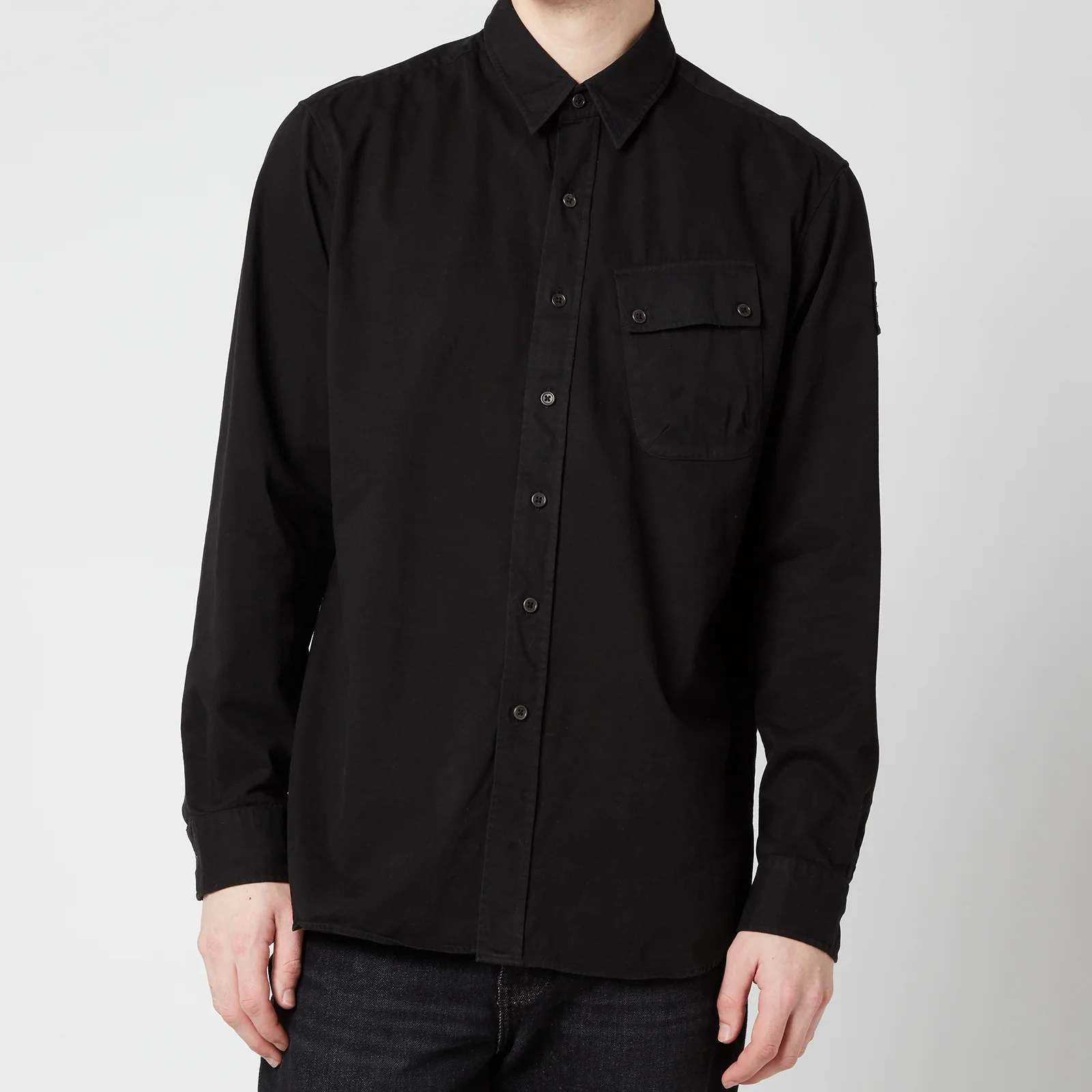 Belstaff Men's Pitch Twill Shirt - Black Image 1