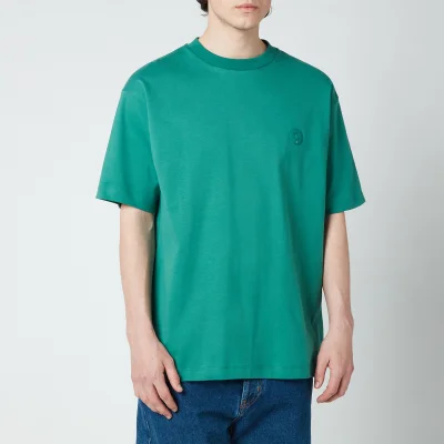 Drôle de Monsieur Men's Ribbed NFPM T-Shirt - Green