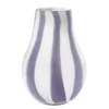 Broste Copenhagen Ada Stripe Vase - Light Purple - Image 1