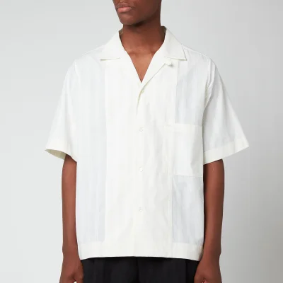 Maison Margiela Men's Cord Pinstripe Shirt - Off White