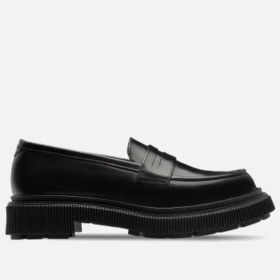 Adieu Men's Type 159 Leather Loafers - Black