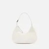 BY FAR Women's Baby Amber Circular Croco Shoulder Bag - Pure White - Image 1
