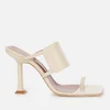 BY FAR Women's Gigi Creased Leather Heeled Sandals - Ivory - Image 1