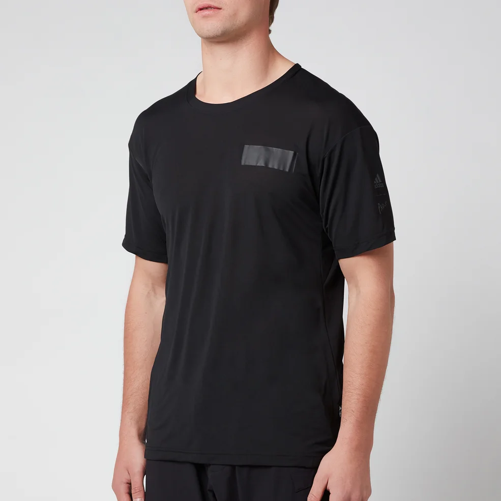 adidas X Parley Mission Men's Terrex Agravic Trail All Around T-Shirt - Black Image 1