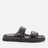 GIA X PERNILLE TEISBAEK Women's Perni 11 Leather Platform Sandals - Black - Image 1