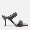 GIA X PERNILLE TEISBAEK Women's Perni 80mm Leather Two Strap Heeled Sandals - Black - Image 1
