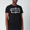 Balmain Men's Printed Logo T-Shirt - Black - Image 1