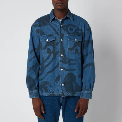 KENZO Men's Denim Overshirt - Navy Blue