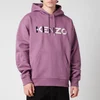 KENZO Men's Multicolour Logo Oversize Hoodie - Blackcurrant - Image 1