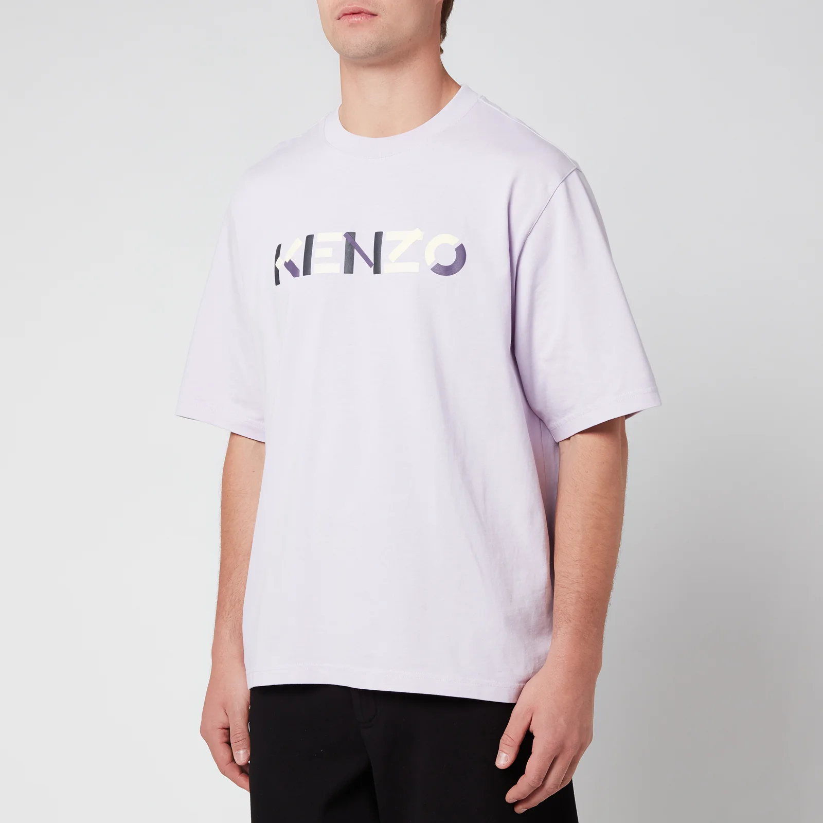 KENZO Men's Multicolour Logo T-Shirt - Wisteria Image 1