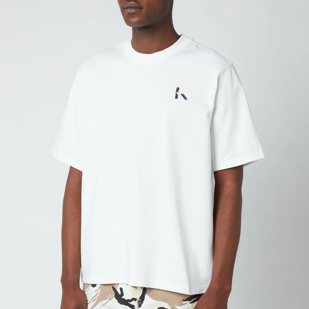 KENZO Men's K-Logo T-Shirt - White Image 1