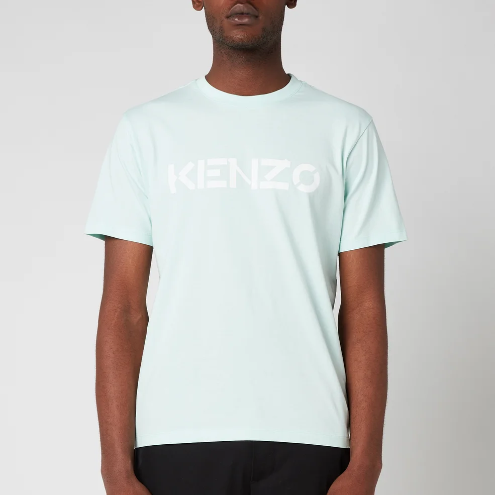 KENZO Men's Logo T-Shirt - Mint Image 1