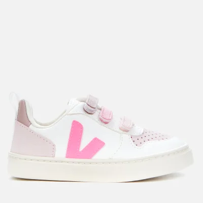 Veja Toddlers' V-10 Velcro Trainers - Extra-White Absinthe Multico