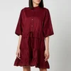 See By Chloé Women's Tie Waist Shirt Dress - Smoked Red - Image 1