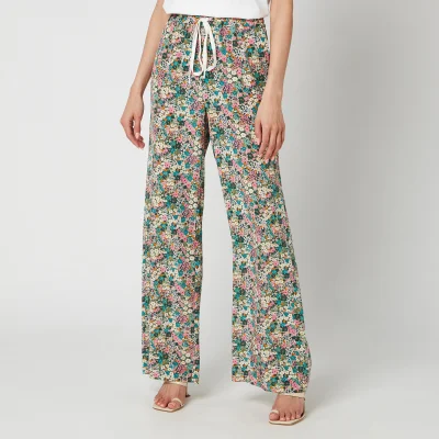 See By Chloé Women's Floral Wide Leg Trousers - Multi