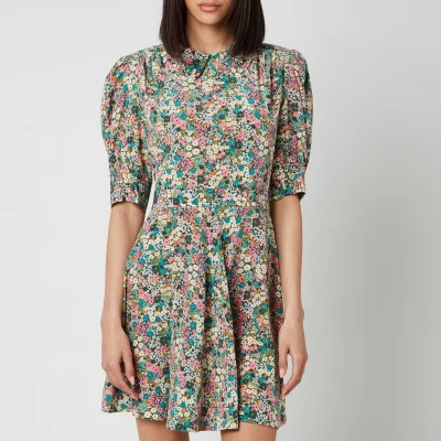 See By Chloé Women's Short Puff Sleeve Floral Dress - Multi