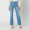See By Chloé Women's Denim Flare Jeans - Shady Cobalt Blue - Image 1