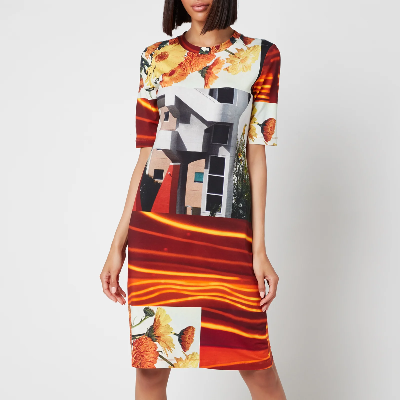 PS Paul Smith Women's Printed Photoprint Dress - Multi Image 1