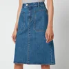 A.P.C. Women's Nevada Denim Skirt - Blue - Image 1