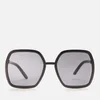 Gucci Women's Horsebit Combi Frame Sunglasses - Black/Black/Grey - Image 1