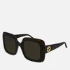 Gucci Women's GG Square Frame Acetate Sunglasses - Havana/Havana/Brown - Image 1