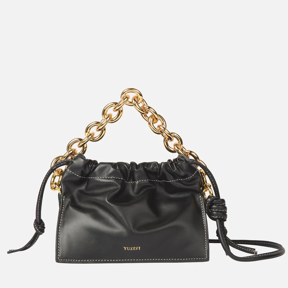 Yuzefi Women's Mini Bom Leather Bag - Black Image 1