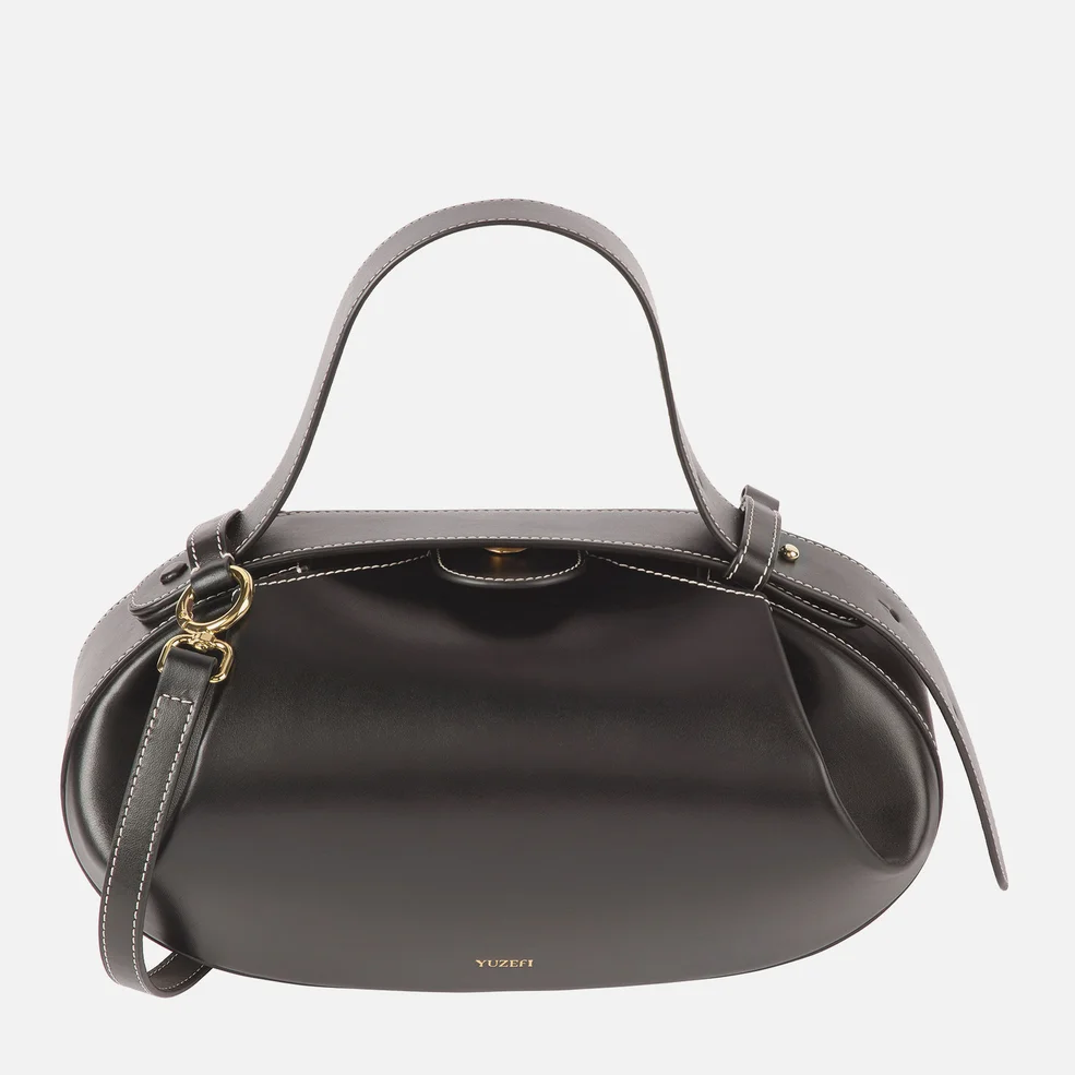 Yuzefi Women's Loaf Leather Bag - Black Image 1