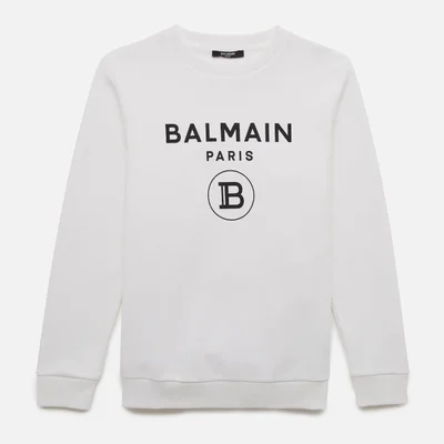 Balmain Boys' Logo Sweatshirt - Bianco