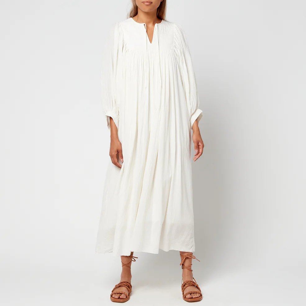 Skall Studio Women's Nadja Cotton Gauze Dress - Off White Image 1