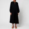 Skall Studio Women's Olive Cotton Dress - Black - Image 1