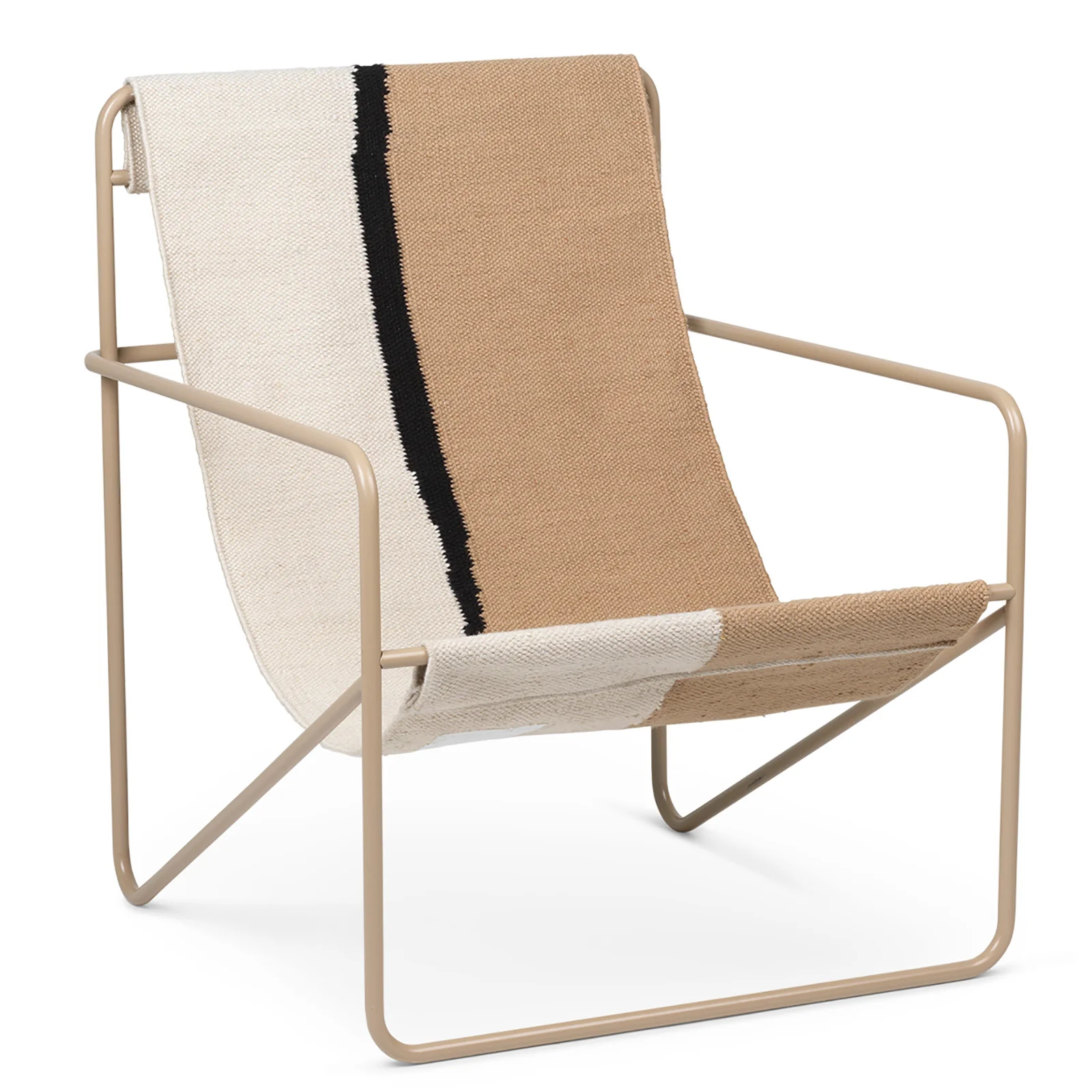 Ferm Living Desert Lounge Chair - Cashmere/Soil Image 1