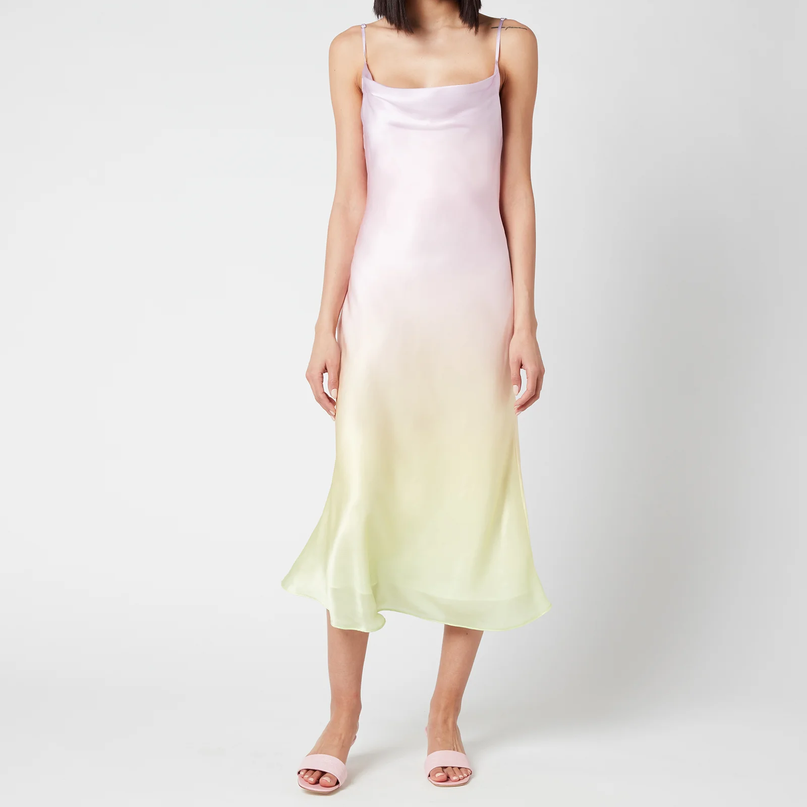 Olivia Rubin Women's Aubrey Midi Dress - Pastel Ombre Image 1