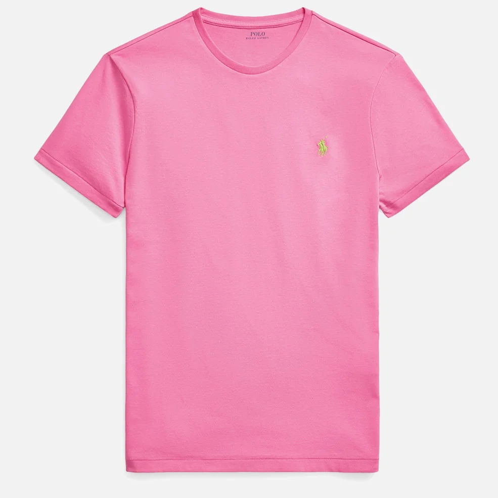 Polo Ralph Lauren Men's Custom Slim Fit Crewneck T-Shirt - Maui Pink Image 1