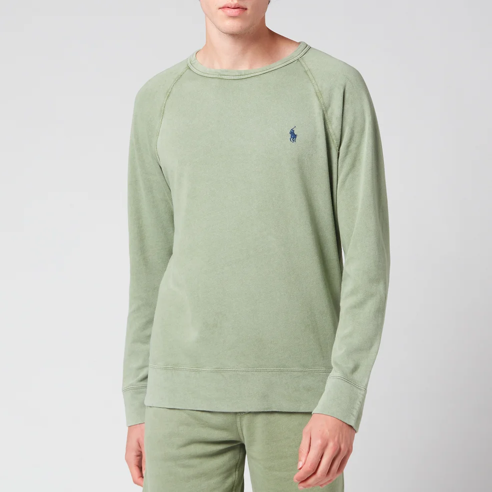 Polo Ralph Lauren Men's Spa Terry Sweatshirt - Cargo Green Image 1
