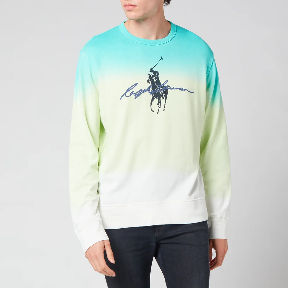 Polo Ralph Lauren Men's Spa Terry Sweatshirt - White Dye Multi Image 1