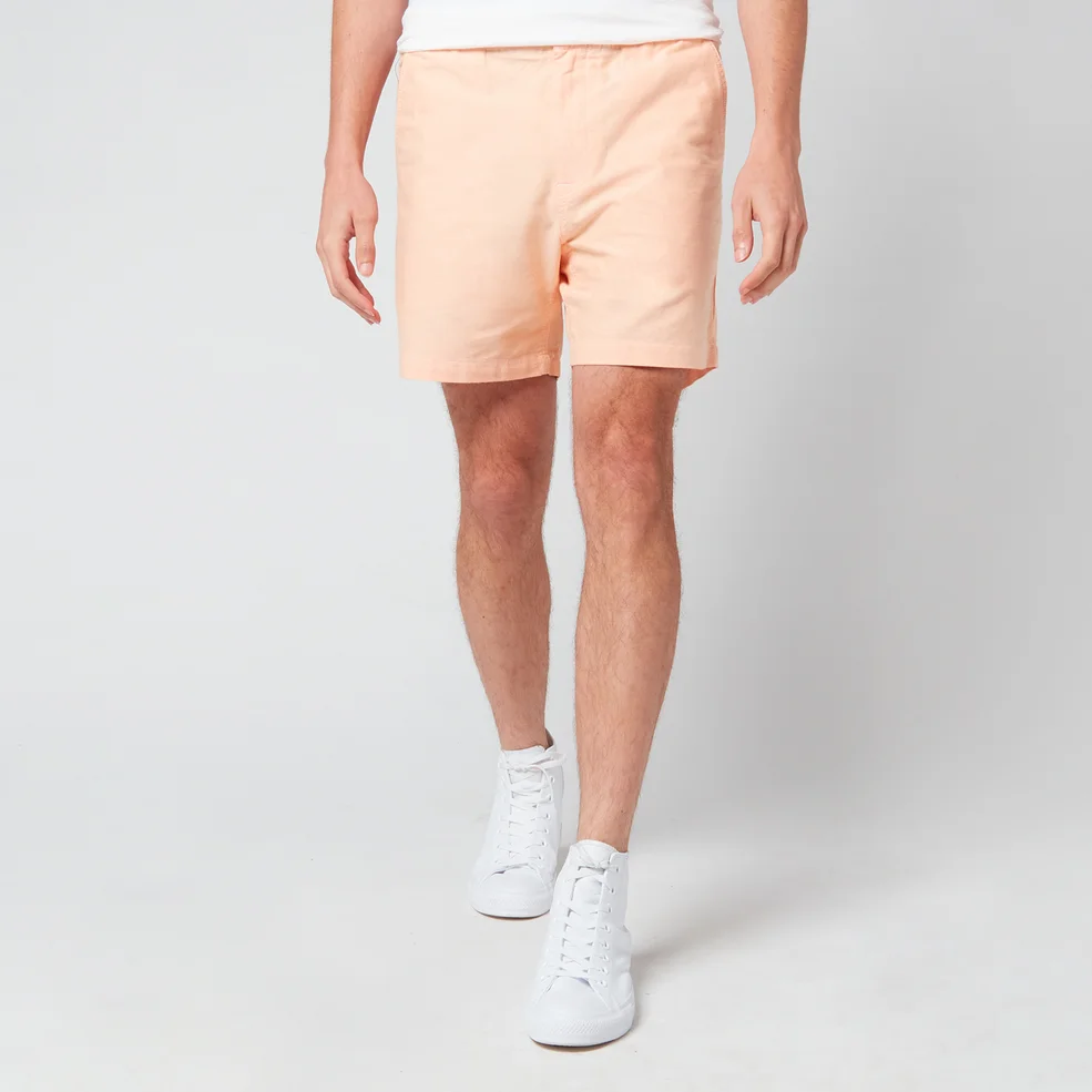 Polo Ralph Lauren Men's 15.2cm Polo Prepster Oxford Shorts - Spring Orange Image 1