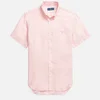 Polo Ralph Lauren Men's Slim Fit Linen Short Sleeve Shirt - Light Pink - Image 1
