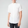 Polo Ralph Lauren Men's Slim Fit Linen Short Sleeve Shirt - White - Image 1