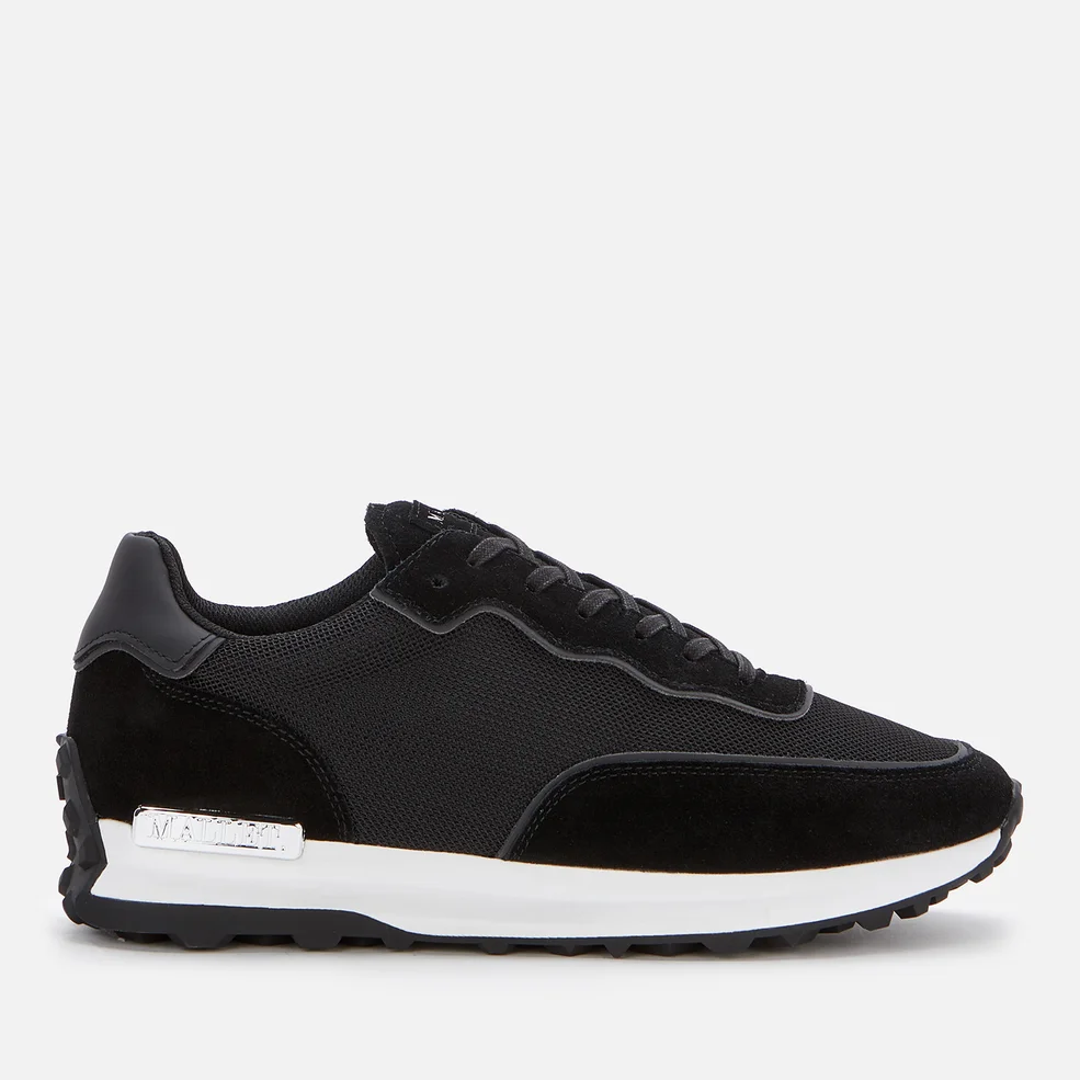 MALLET Men's Caledonian Mesh Running Style Trainers - Black Image 1