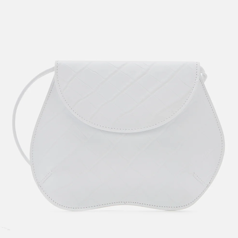 Little Liffner Women's Pebble Croc Mini Bag - White Image 1