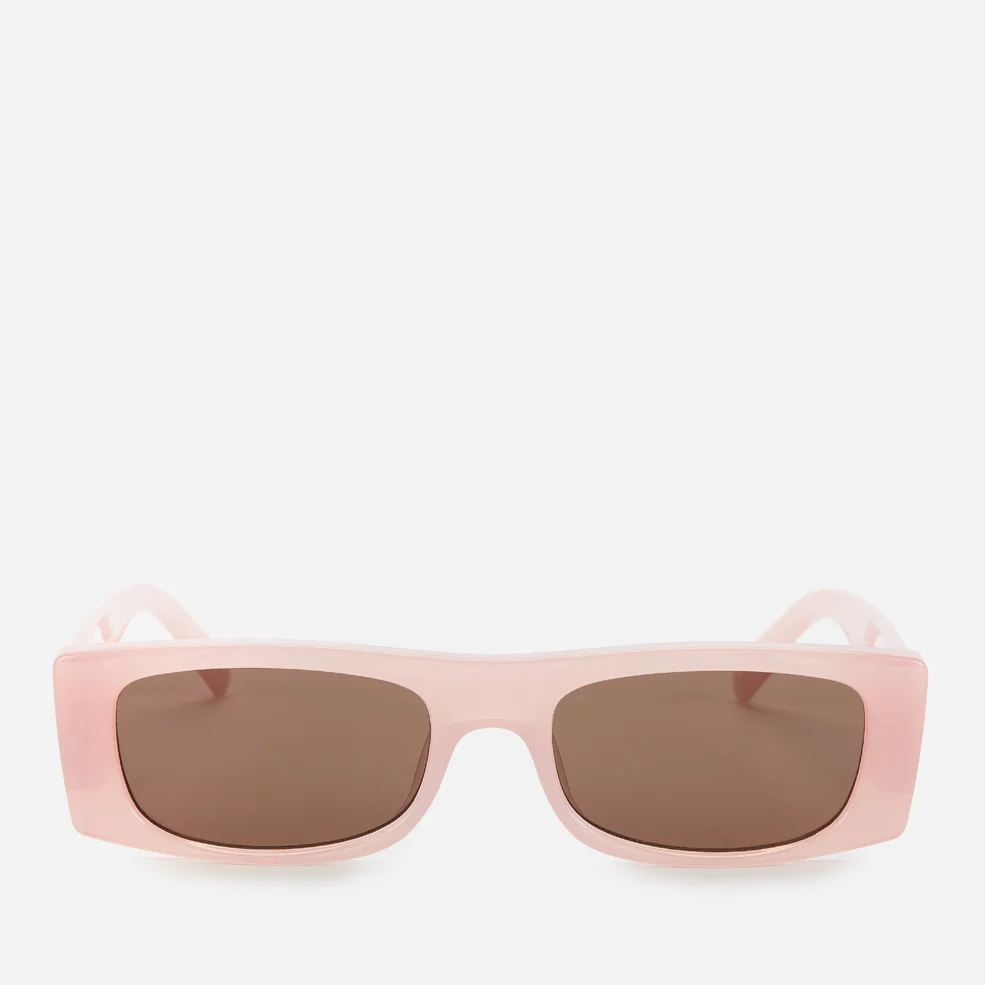 Le Specs Women's Recovery Rectangular Sunglasses - Rosewater Image 1