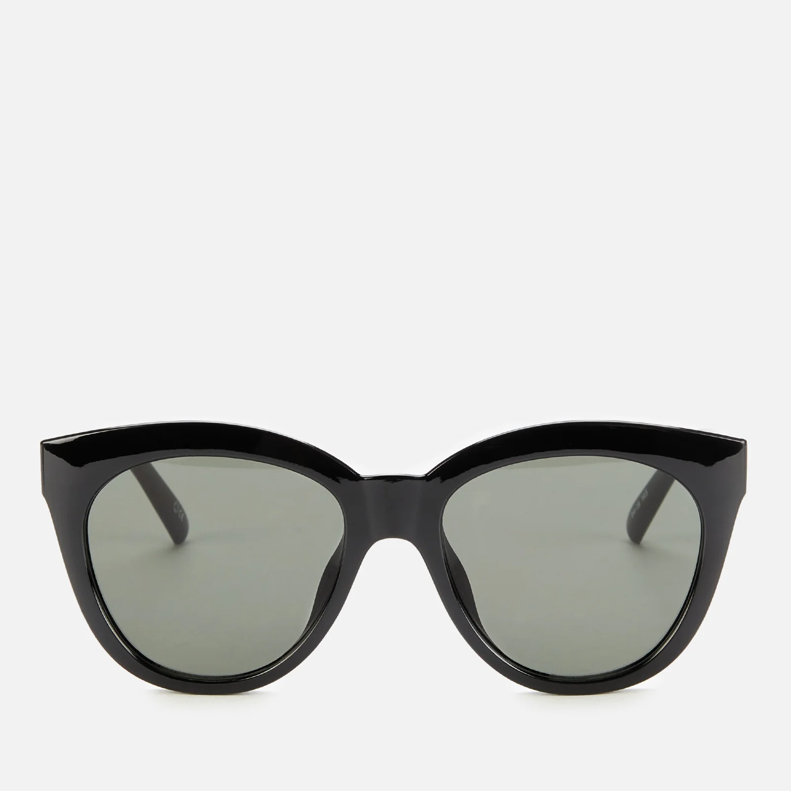 Le Specs Women's Resumption Round Sunglasses - Black Image 1